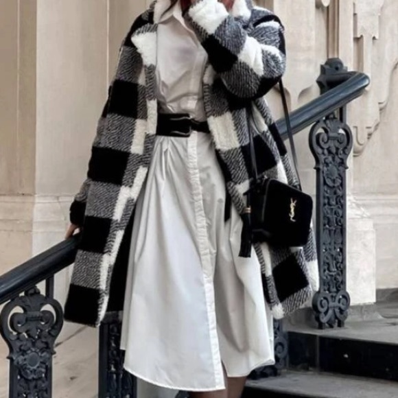 PU Leather Knot Wide Waist Corset with Buckle Belt Black - Picture 5 of 6